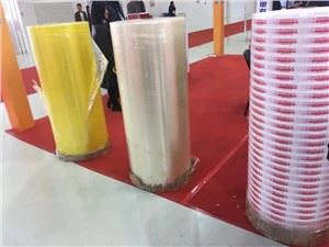 Διαφανής&Καφέ αυτοκόλλητη ταινία συσκευασίας Bopp Ρολό Jumbo